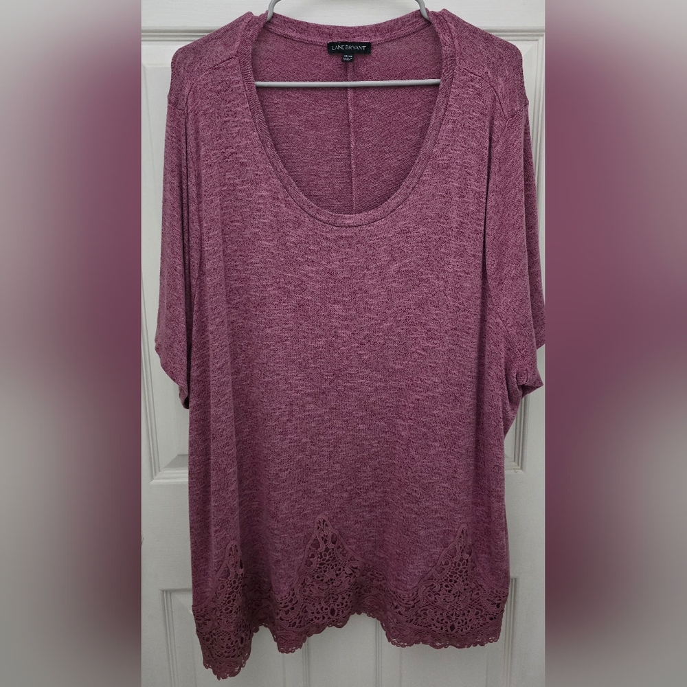 Layne Bryant Women's Mauve Top Lace Bottom